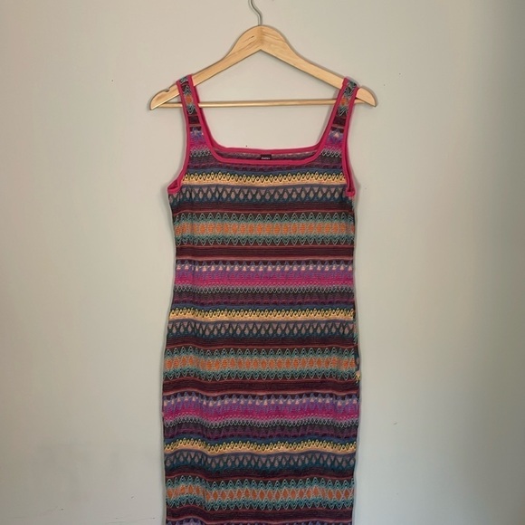 Geo Tank Bodycon Dress NWOT - Picture 5 of 8